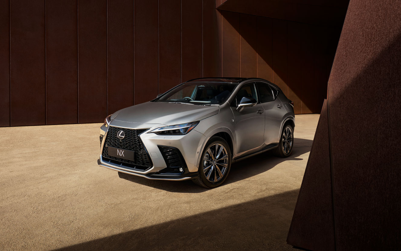 Silver Lexus NX