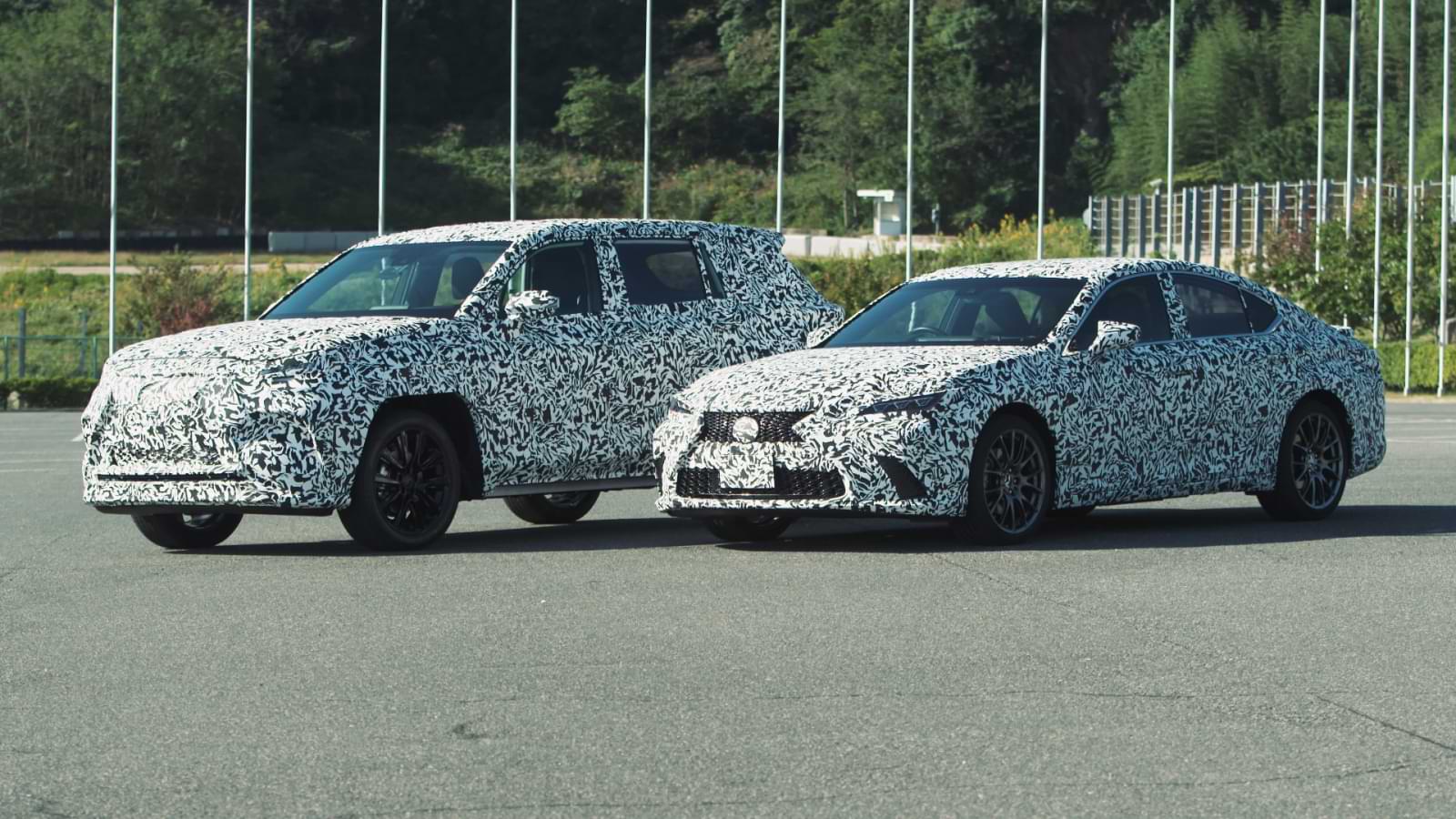 Lexus BEV and HEV prototypes
