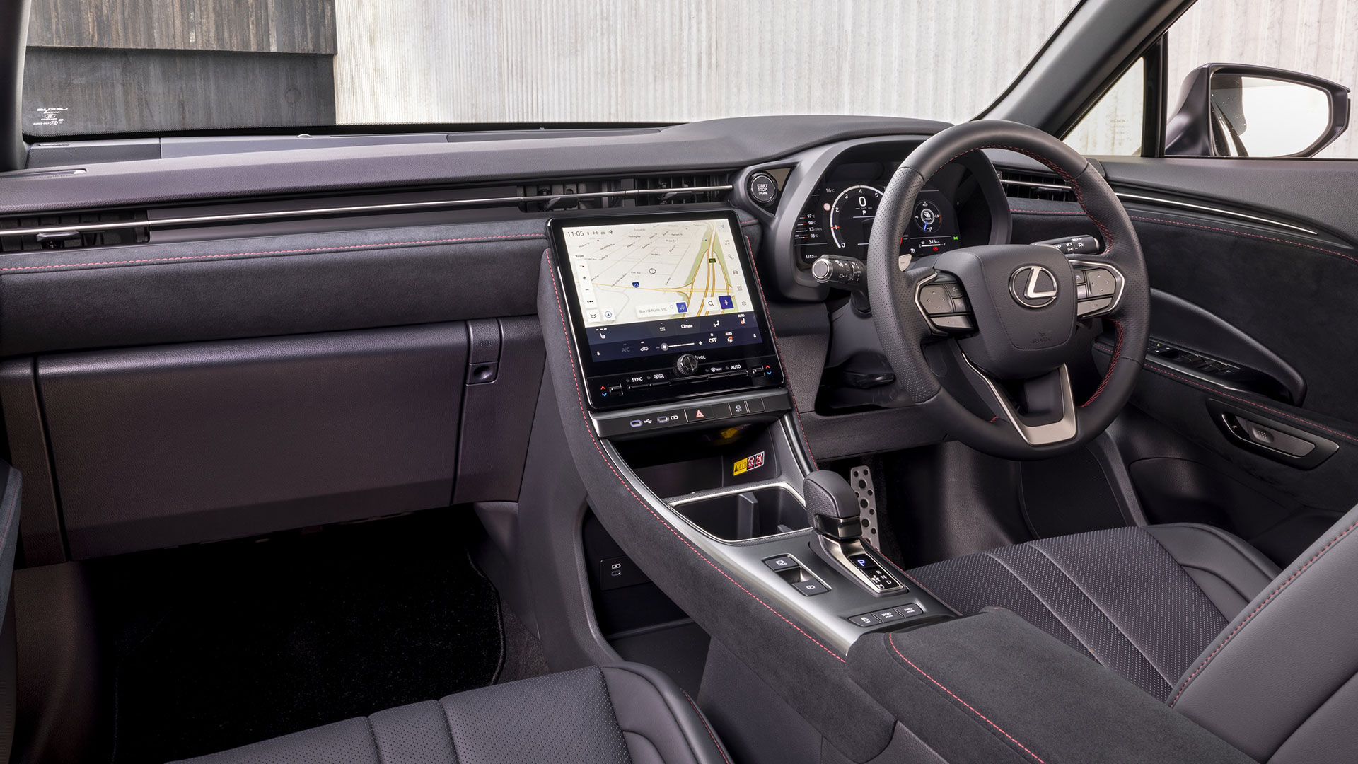 Lexus Morizo interior drivers cabin.