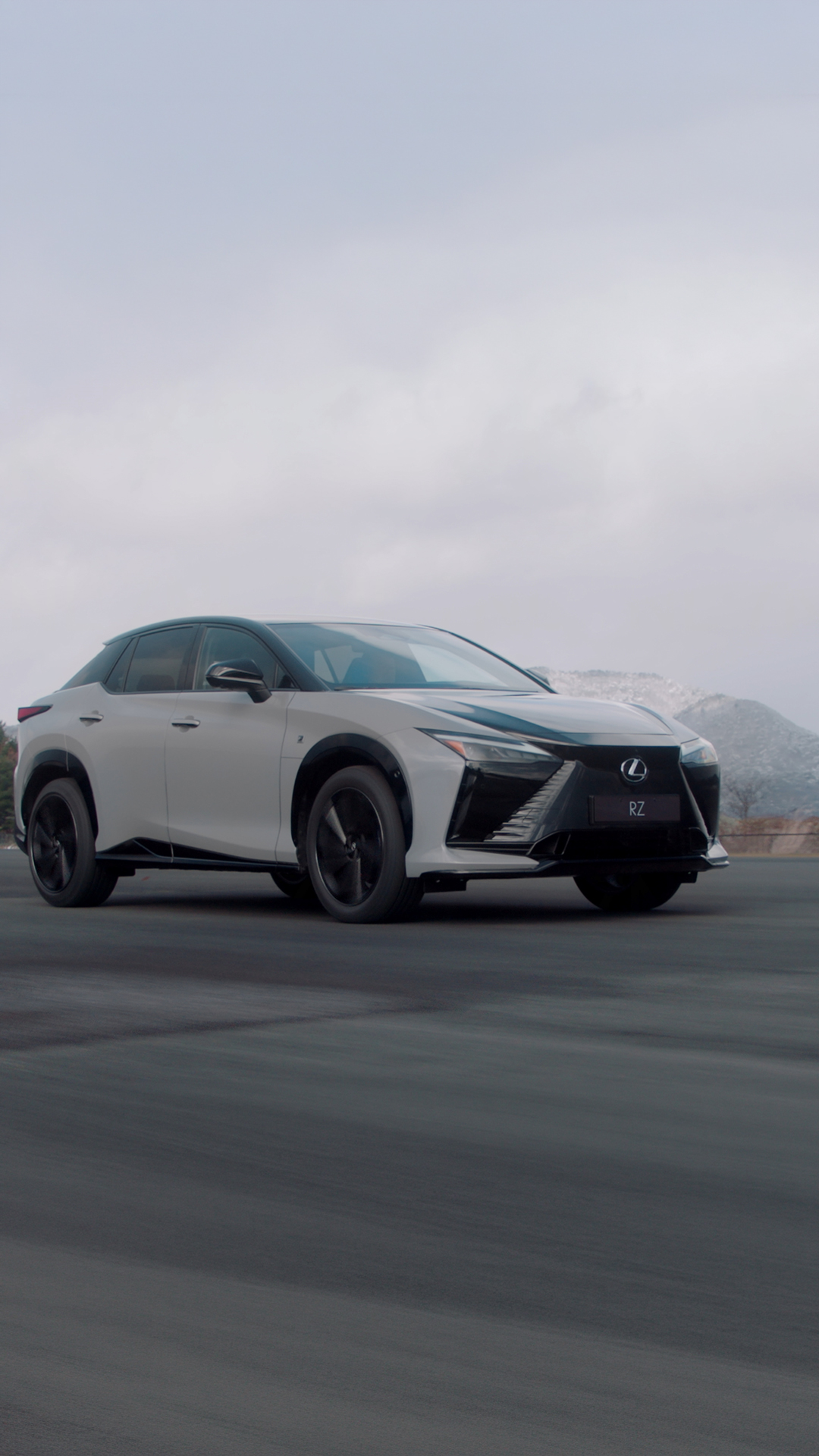 Lexus RZ. Prototype vehicle shown. Not available for purchase.